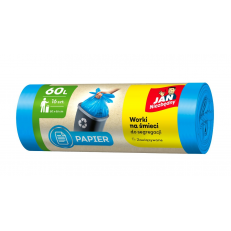 Worki do segregacji papieru 60l 16szt